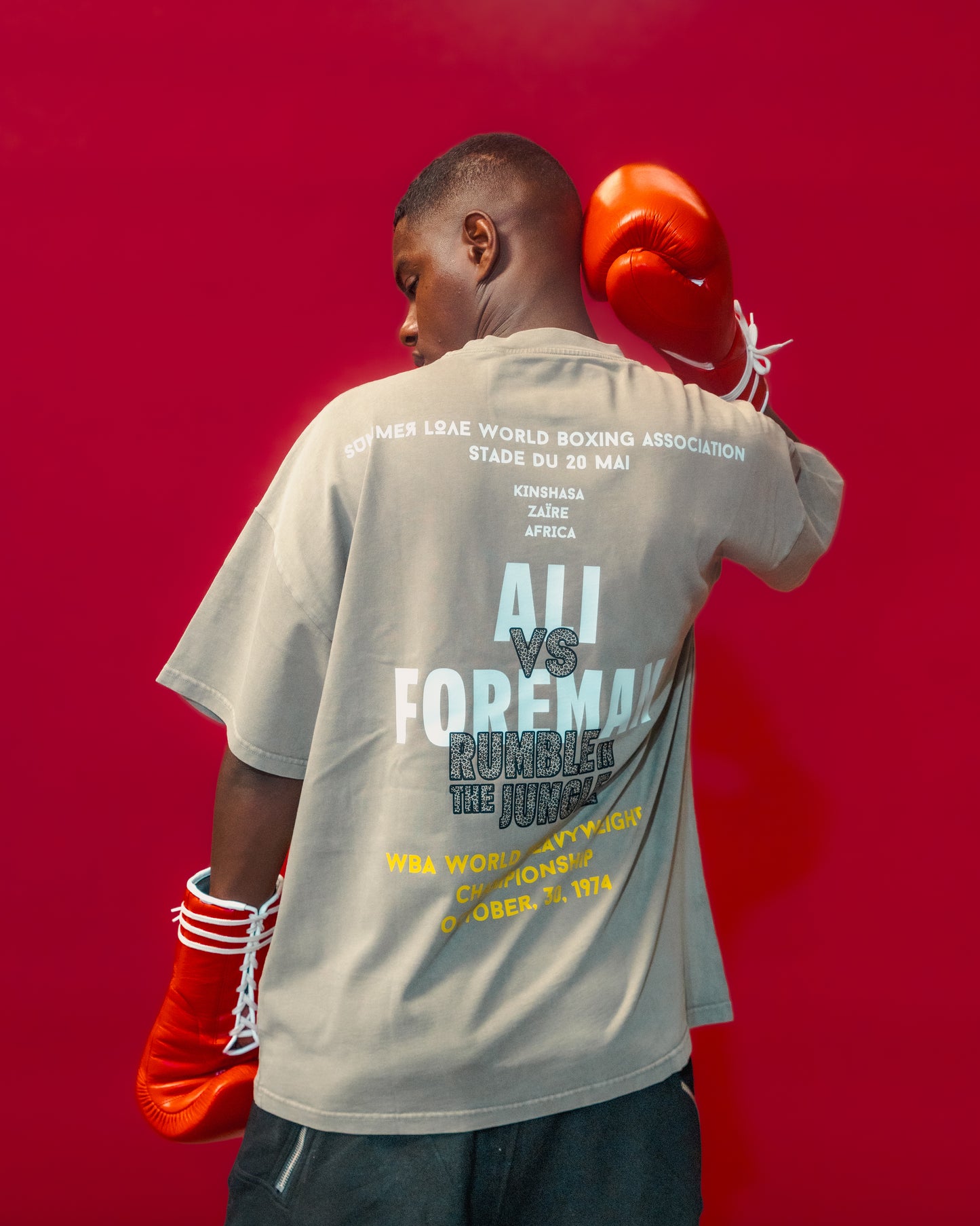 T shirt "Legendary Fight" Ali beige