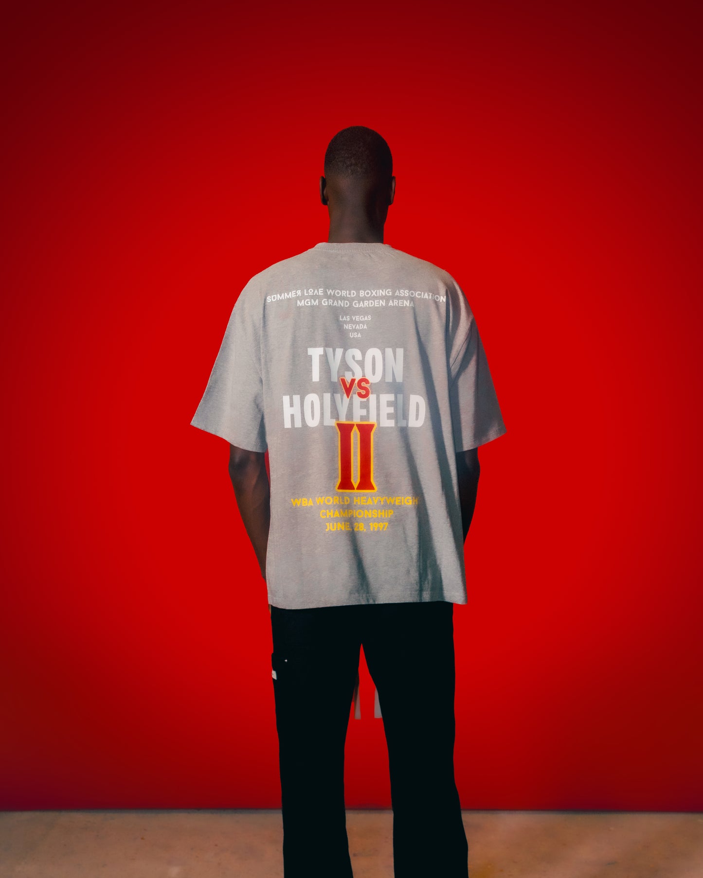 T shirt "Legendary Fight" Tyson Gris