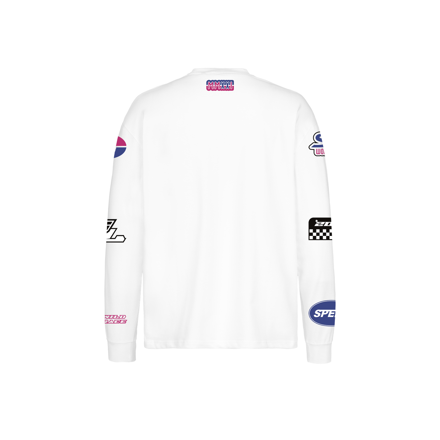 T-shirt long sleeve blanc "Cross"