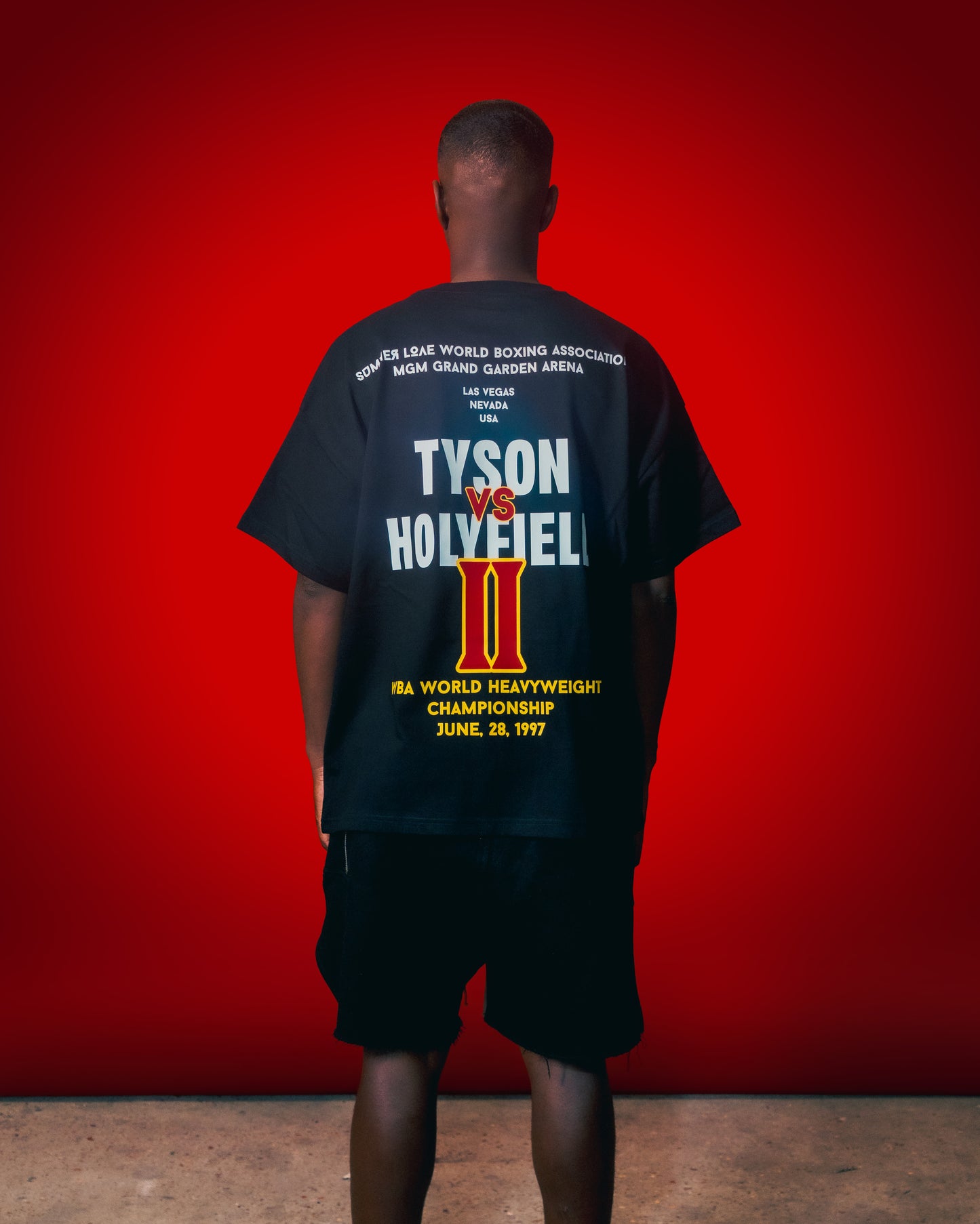 T shirt "Legendary Fight" Tyson noir