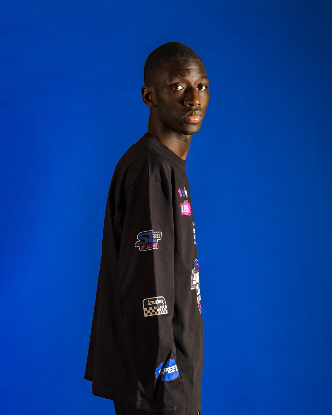 Long sleeve noir "Cross"