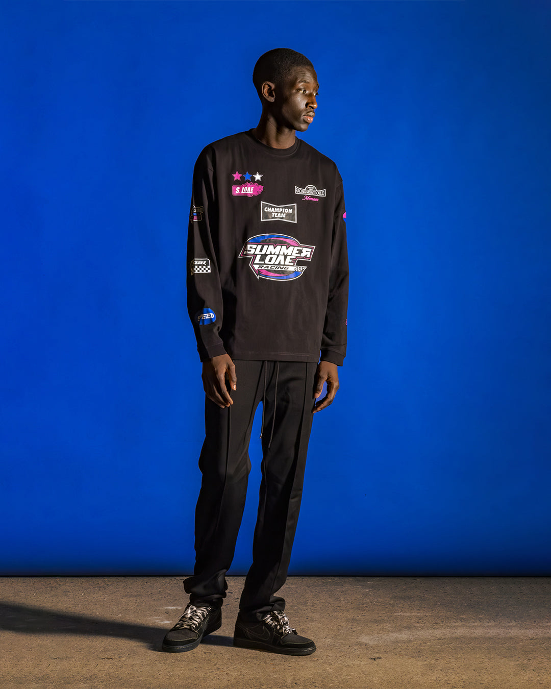 Long sleeve noir "Cross"