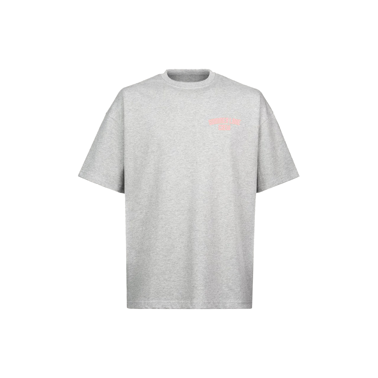 T-shirt Summer love crew Gris