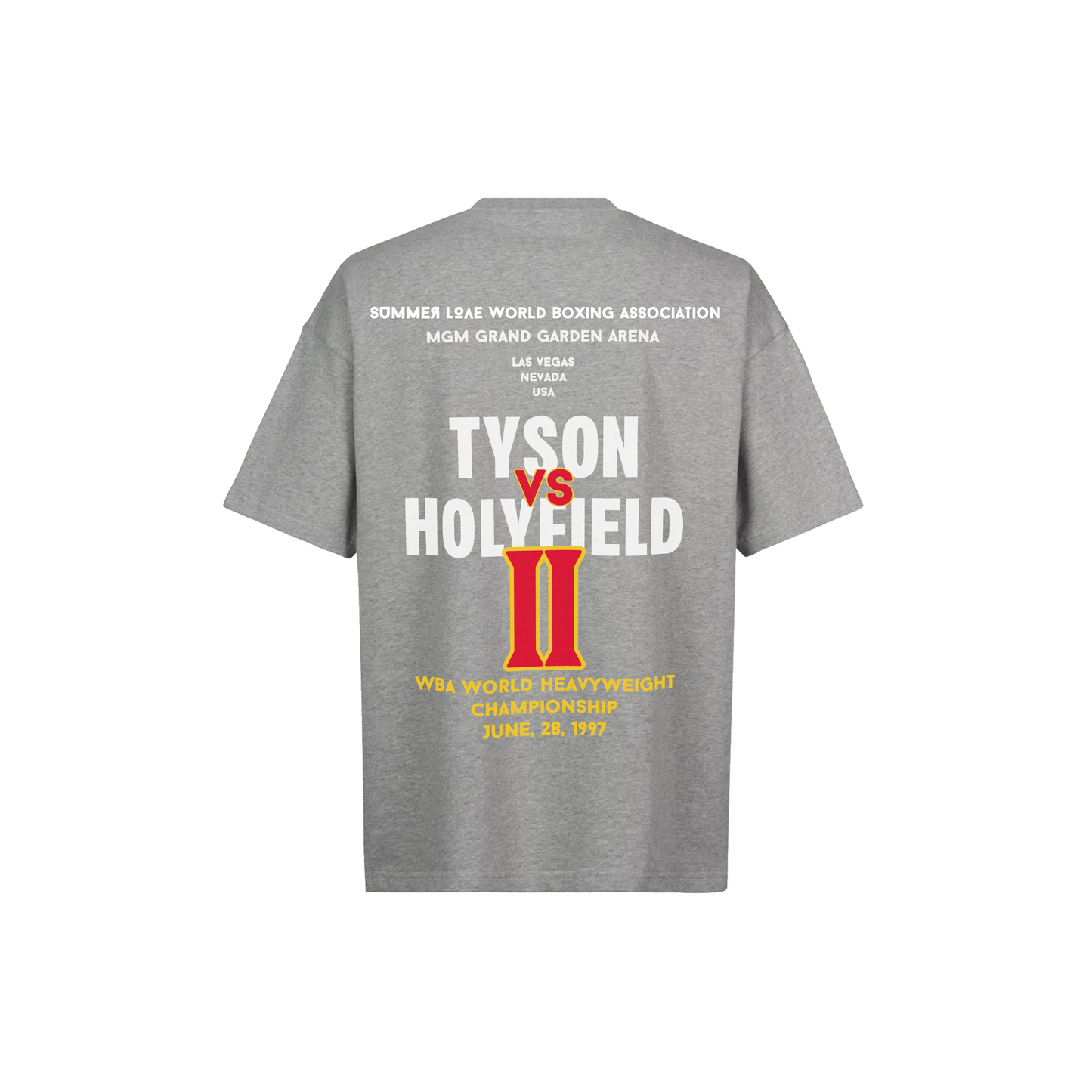 T shirt "Legendary Fight" Tyson Gris