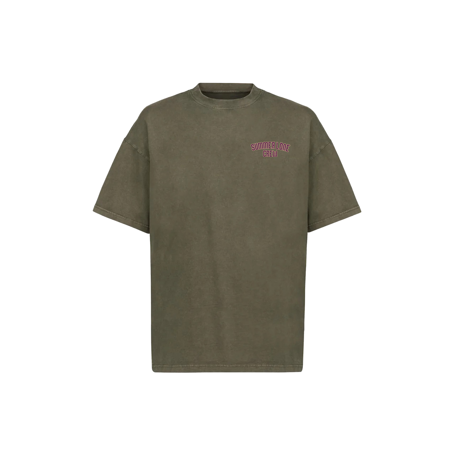 T-shirt Summer love crew Kaki