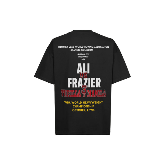T shirt "Legendary Fight" Ali noir