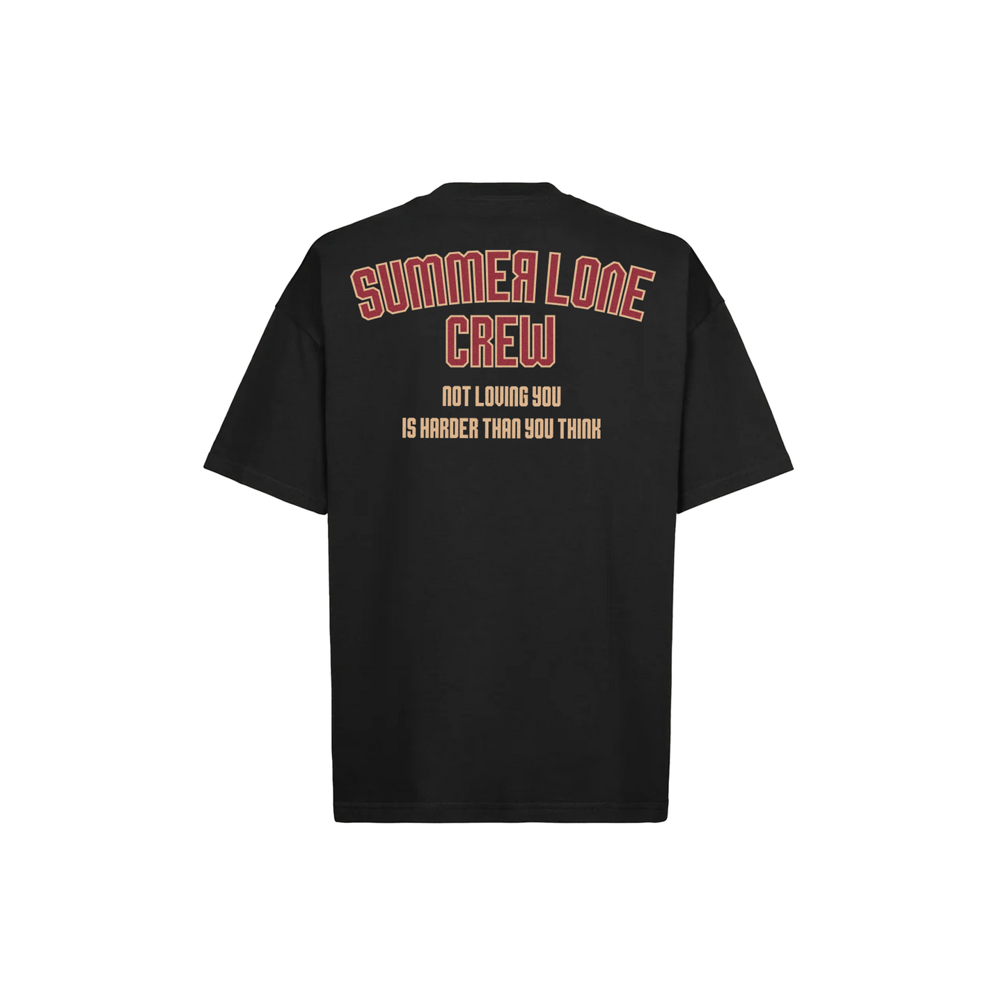 T-shirt Summer love crew Noir