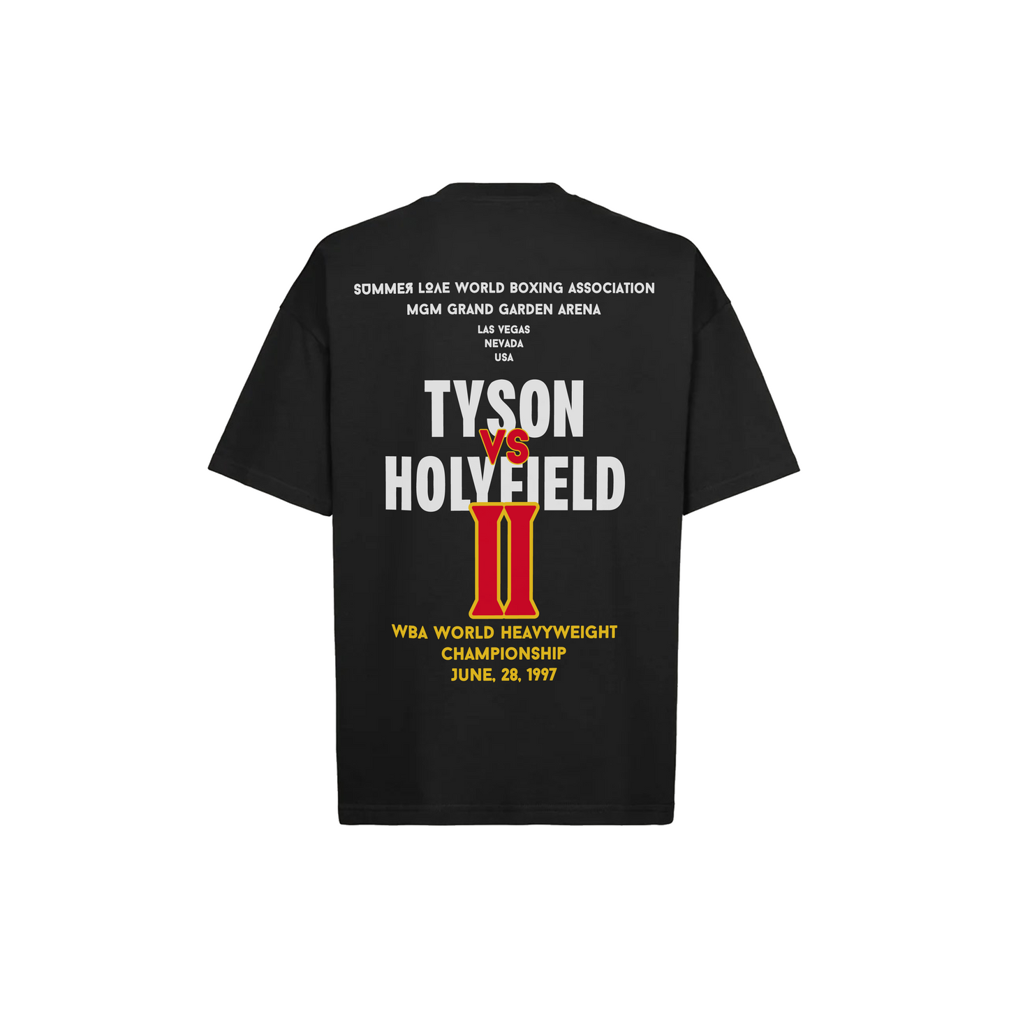 T shirt "Legendary Fight" Tyson noir